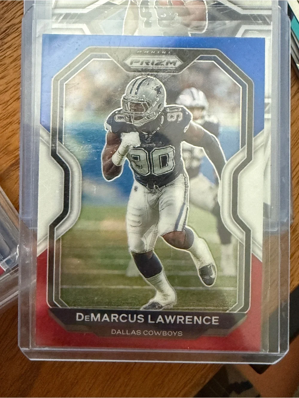 DeMarcus Lawrence Dallas Cowboys Football Trading Card - Red/Blue
